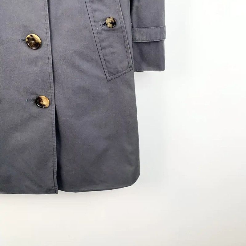 Burberry Burberry Women's Dark Blue Cotton Trench Coat Size XS / US 0-2 / IT 36-38 - 4 Thumbnail