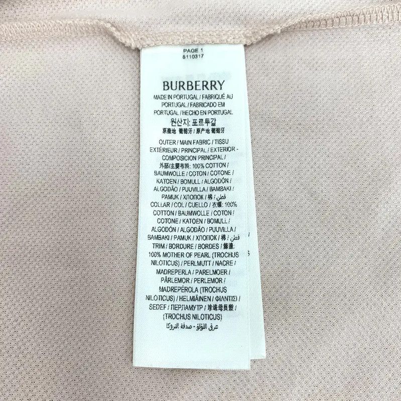 Burberry Burberry Pink Cotton Women's T-Shirt Size M / US 6-8 / IT 42-44 - 7 Thumbnail