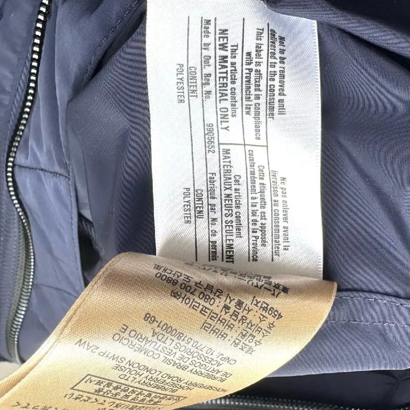 Burberry Burberry Women's Blue Lightweight Jacket Size XL / US 12-14 / IT 48-50 - 3 Thumbnail