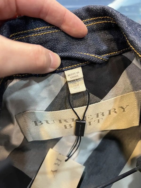 Burberry Burberry Blue Denim Double Breasted Coat Size XS / US 0-2 / IT 36-38 - 5 Thumbnail