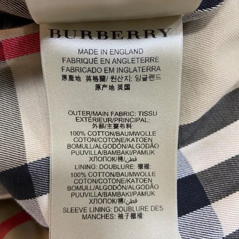Burberry Burberry Khaki Cotton Women's Trench Coat Size S / US 4 / IT 40 - 6 Thumbnail
