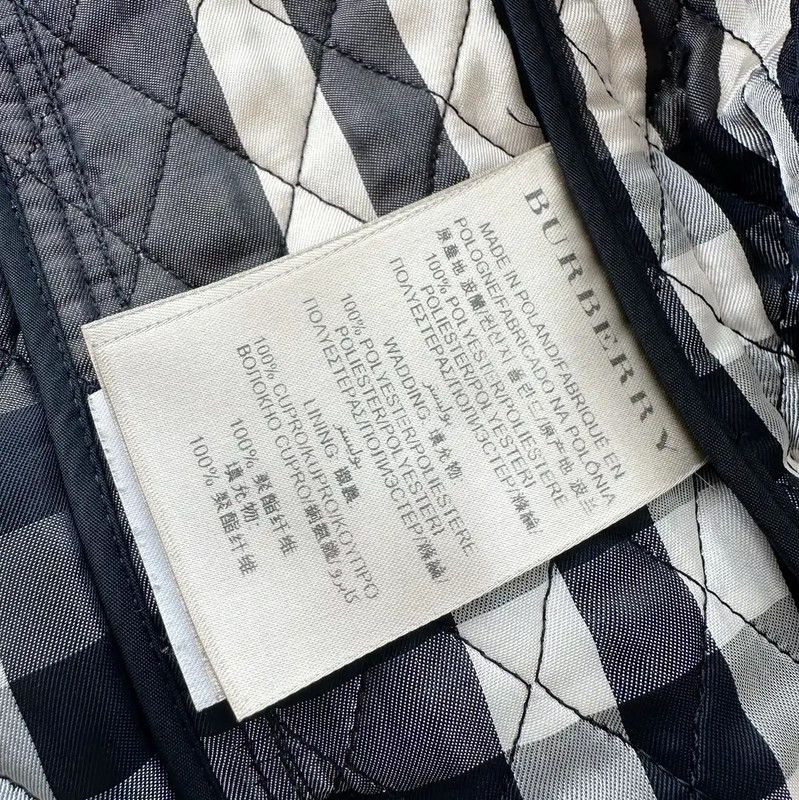Burberry Burberry Quilted Black Cotton Women's Coat Size M / US 6-8 / IT 42-44 - 9 Thumbnail