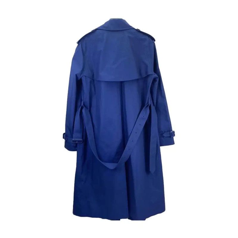 Burberry Burberry Blue Long Trench Coat for Women Size S / US 4 / IT 40 - 2 Thumbnail