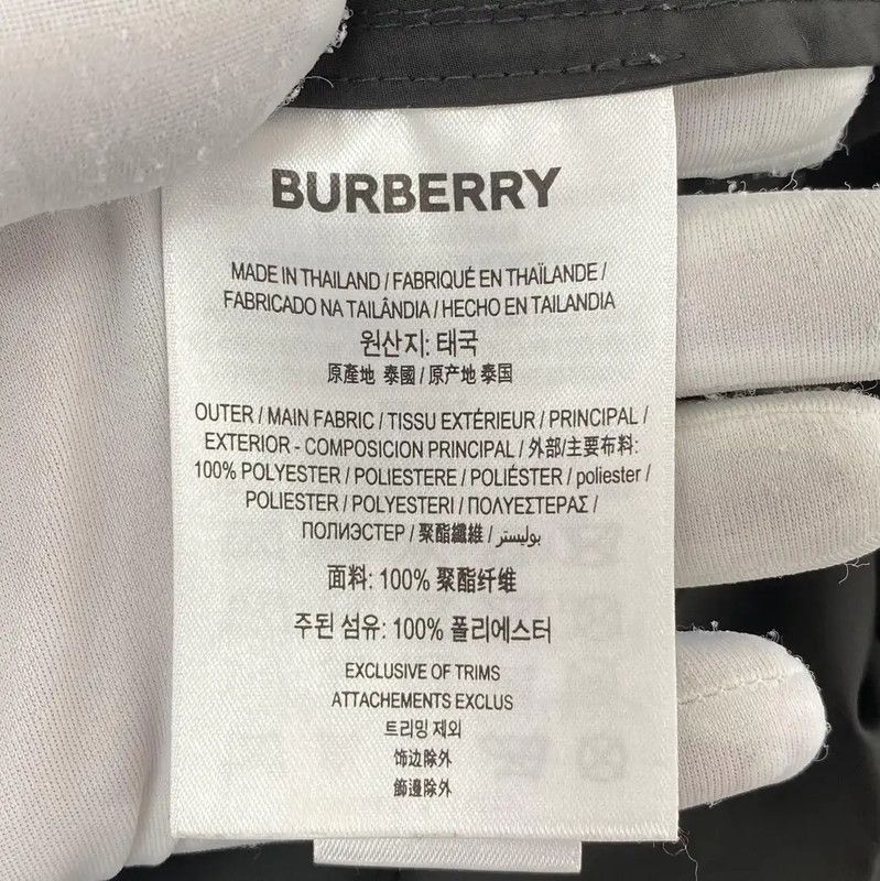 Burberry Burberry Spring Autumn Black Polyester Women's Coat Size S / US 4 / IT 40 - 8 Thumbnail