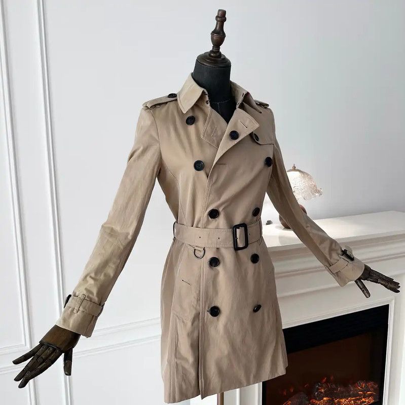 Burberry Burberry Women's Khaki Trench Coat XS Size XS / US 0-2 / IT 36-38 - 3 Thumbnail