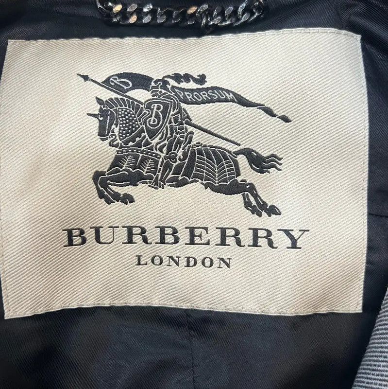 Burberry Burberry Women's Mid-Length Trench Coat in White Size XL / US 12-14 / IT 48-50 - 5 Thumbnail