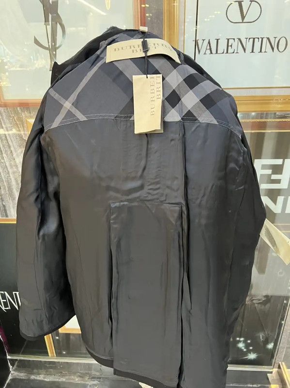 Burberry Burberry Black Wool Collar Coat for Women Size M / US 6-8 / IT 42-44 - 6 Thumbnail