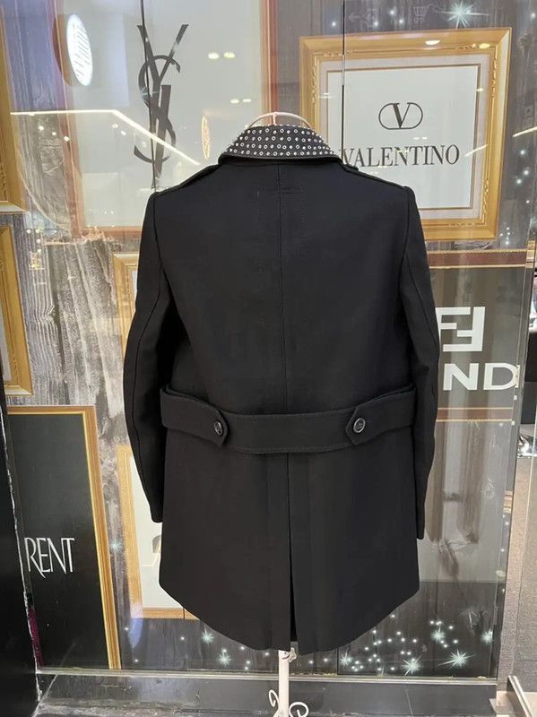 Burberry Burberry Black Wool Collar Coat for Women Size M / US 6-8 / IT 42-44 - 3 Thumbnail