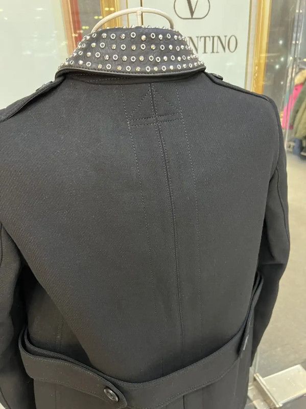 Burberry Burberry Black Wool Collar Coat for Women Size M / US 6-8 / IT 42-44 - 4 Thumbnail