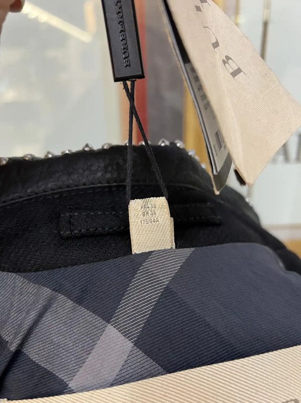 Burberry Burberry Black Wool Collar Coat for Women Size M / US 6-8 / IT 42-44 - 7 Thumbnail