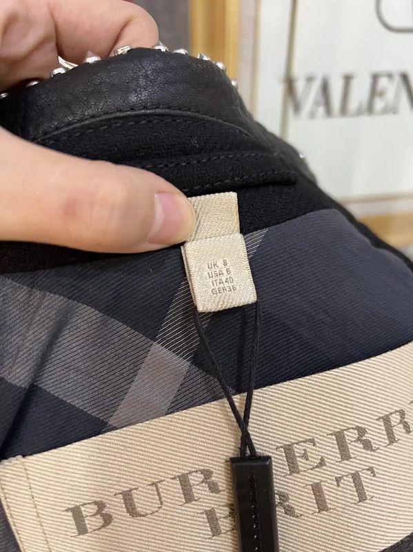Burberry Burberry Black Wool Collar Coat for Women Size M / US 6-8 / IT 42-44 - 8 Thumbnail