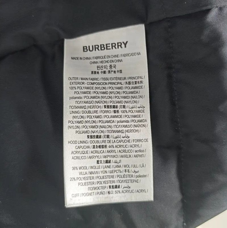 Burberry Burberry Black Nylon Winter Puffer Jacket Size S / US 4 / IT 40 - 5 Thumbnail