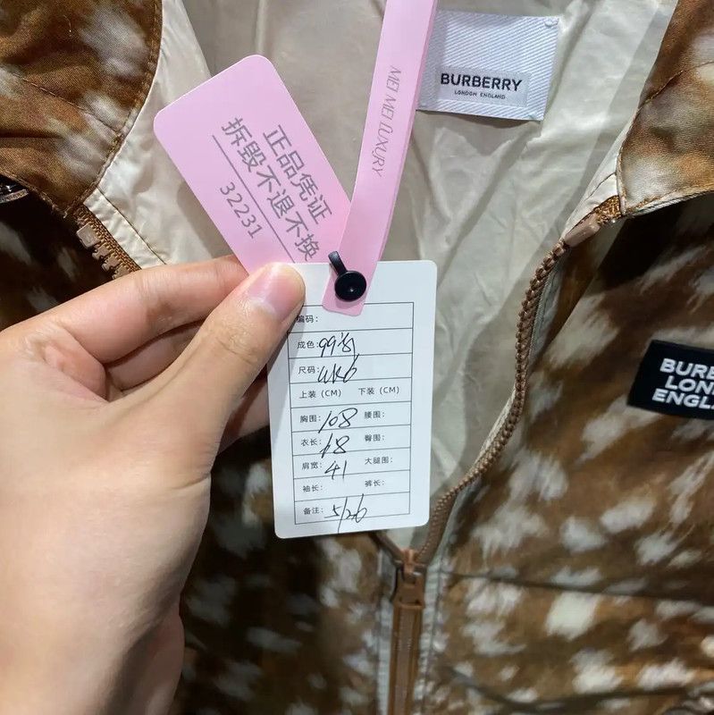 Burberry Burberry Colorful Cotton Women's Jacket Size S / US 4 / IT 40 - 4 Thumbnail