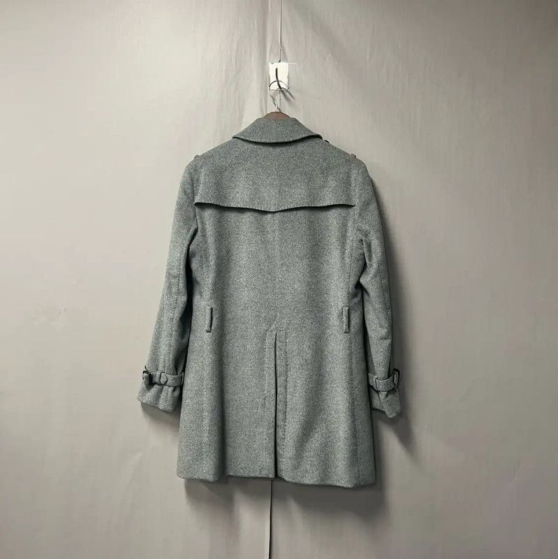 Burberry Burberry Women's Grey Wool Coat Size L / US 10 / IT 46 - 2 Thumbnail