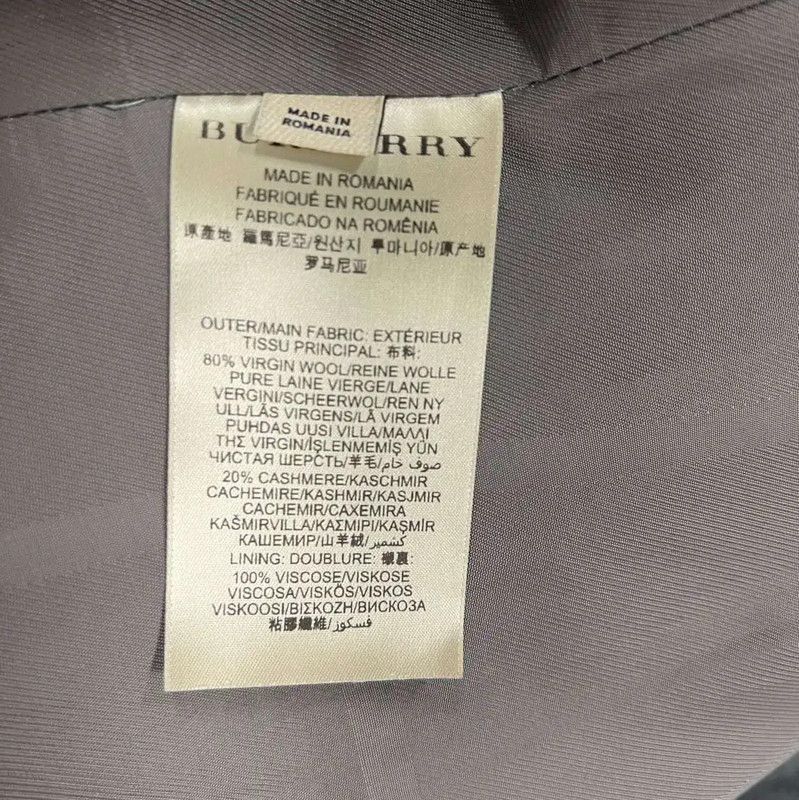 Burberry Burberry Women's Grey Wool Coat Size L / US 10 / IT 46 - 5 Thumbnail
