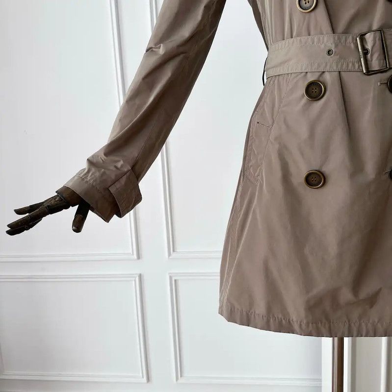 Burberry Burberry Women's Khaki Trench Coat Size S / US 4 / IT 40 - 5 Thumbnail