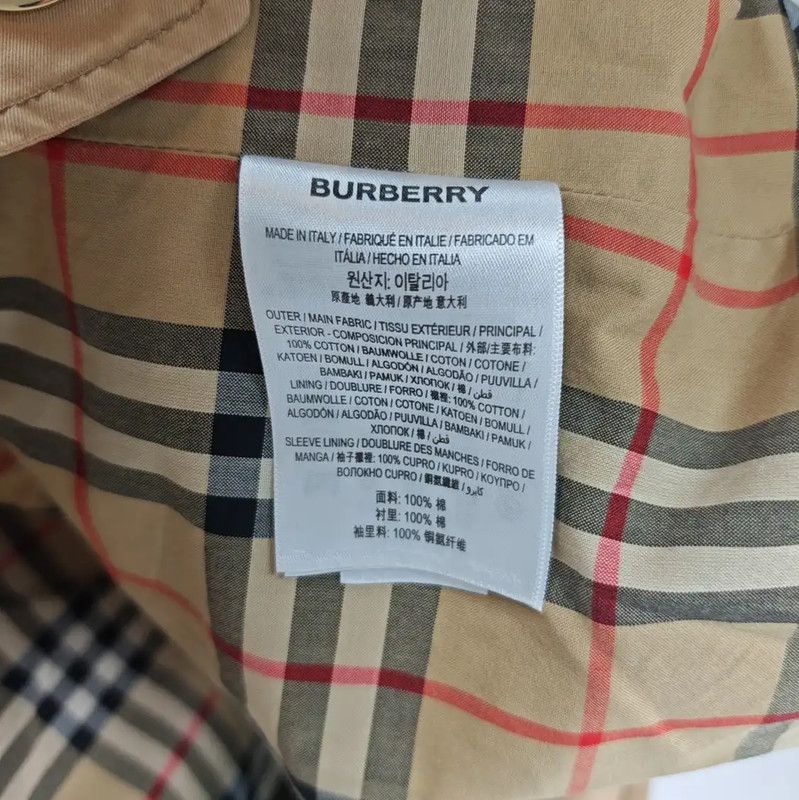 Burberry Burberry Khaki Cotton Long Trench Coat Size XS / US 0-2 / IT 36-38 - 5 Thumbnail
