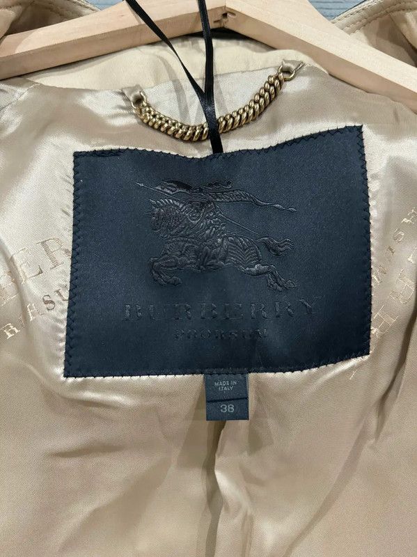 Burberry Burberry Beige Cotton Women's Trench Coat Size M / US 6-8 / IT 42-44 - 4 Thumbnail