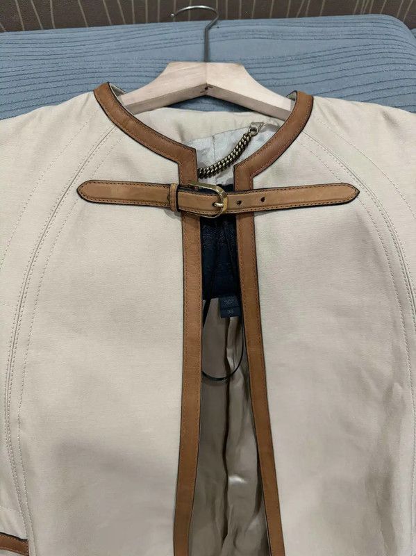 Burberry Burberry Beige Cotton Women's Trench Coat Size M / US 6-8 / IT 42-44 - 3 Thumbnail