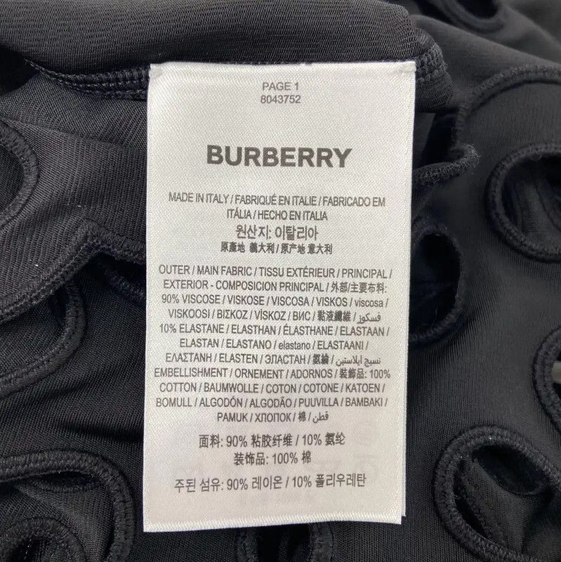Burberry Burberry Black Long Sleeve Dress for Women Size S / US 4 / IT 40 - 9 Thumbnail