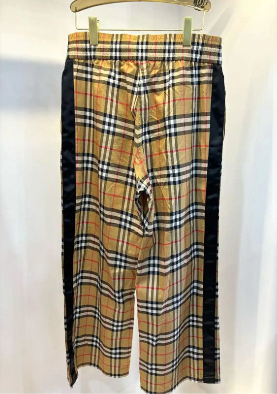 Burberry Burberry Khaki Check Pattern Women's Casual Pants Size 23" - 2 Thumbnail