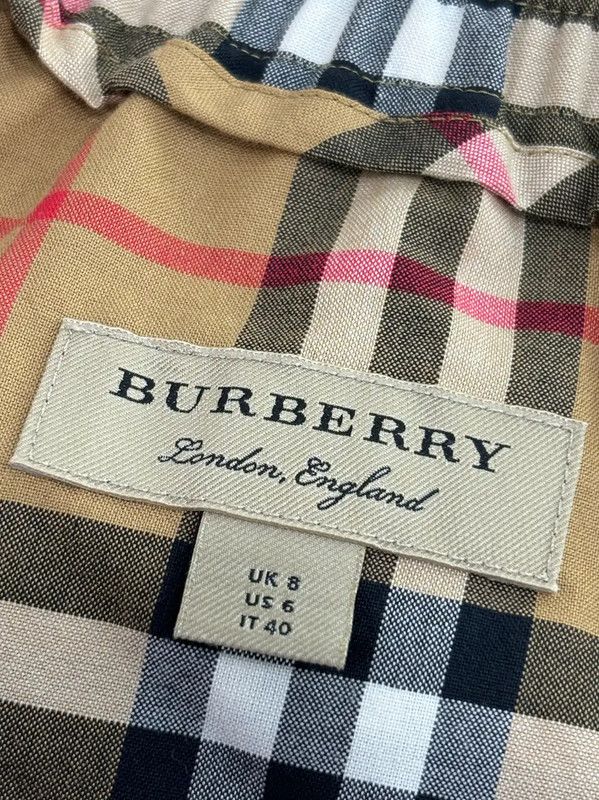 Burberry Burberry Khaki Check Pattern Women's Casual Pants Size 23" - 6 Thumbnail
