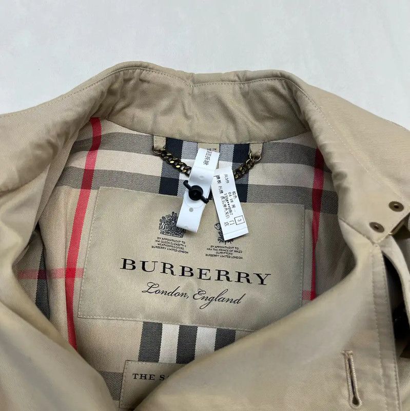 Burberry Burberry Khaki Cotton Mid-Length Women's Trench Coat Size M / US 6-8 / IT 42-44 - 6 Thumbnail