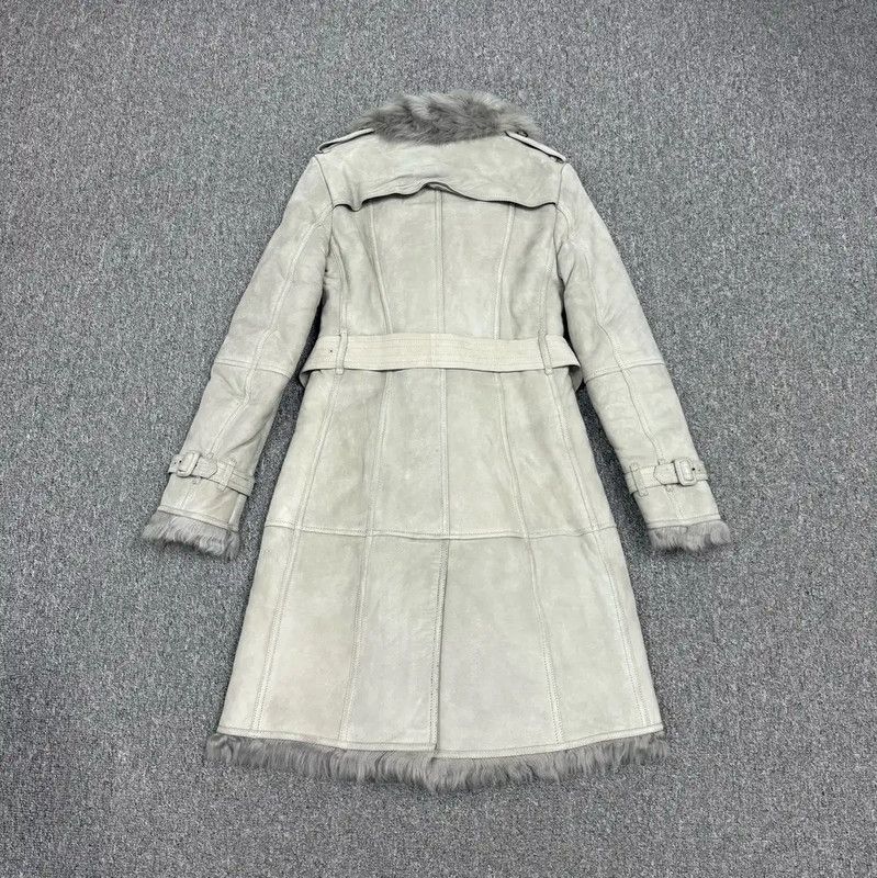 Burberry Burberry Women's Gray Wool Coat Size XS / US 0-2 / IT 36-38 - 2 Thumbnail