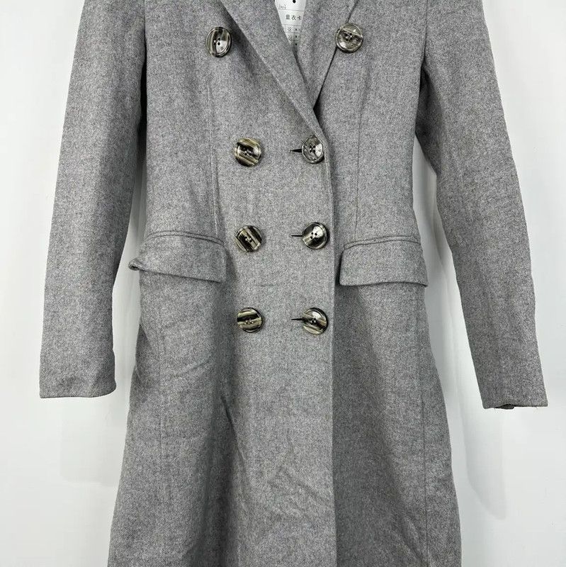 Burberry Burberry Gray Wool Women's Mid-Length Coat Size M / US 6-8 / IT 42-44 - 4 Thumbnail