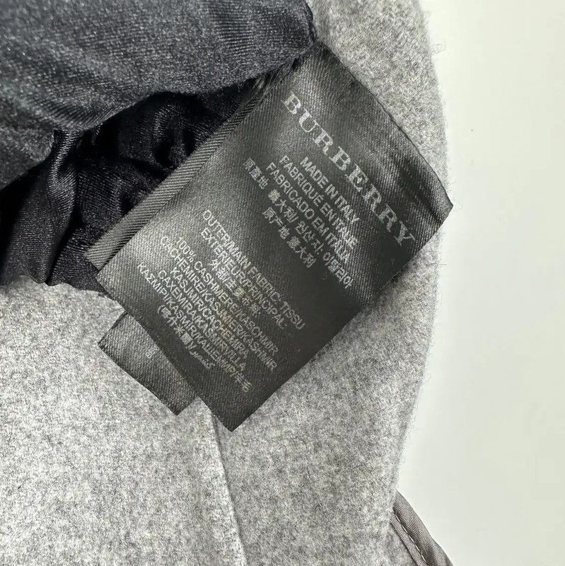 Burberry Burberry Gray Wool Women's Mid-Length Coat Size M / US 6-8 / IT 42-44 - 6 Thumbnail