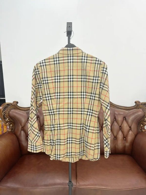 Burberry Burberry Spring Autumn Cotton Check Long Sleeve Shirt Size M / US 6-8 / IT 42-44 - 2 Thumbnail