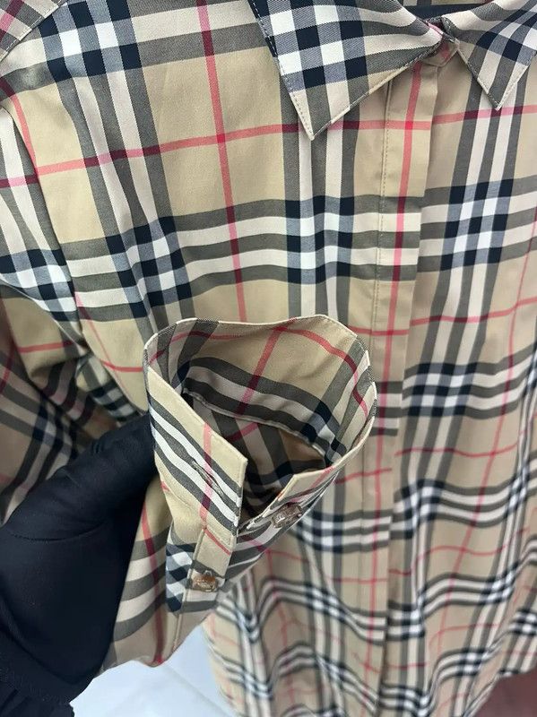 Burberry Burberry Spring Autumn Cotton Check Long Sleeve Shirt Size M / US 6-8 / IT 42-44 - 5 Thumbnail