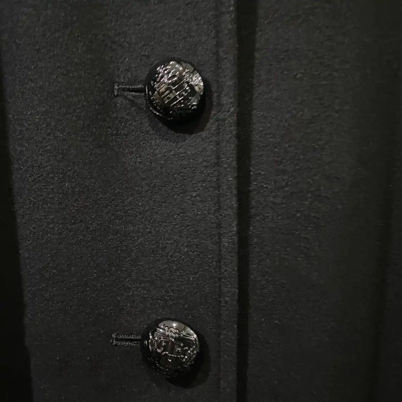Burberry Burberry Black Wool Ladies Coat Size L / US 10 / IT 46 - 6 Thumbnail