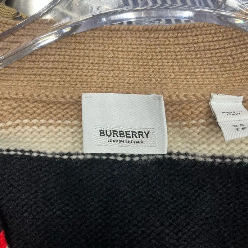 Burberry Burberry Color Block Cardigan for Women Size XS / US 0-2 / IT 36-38 - 3 Thumbnail