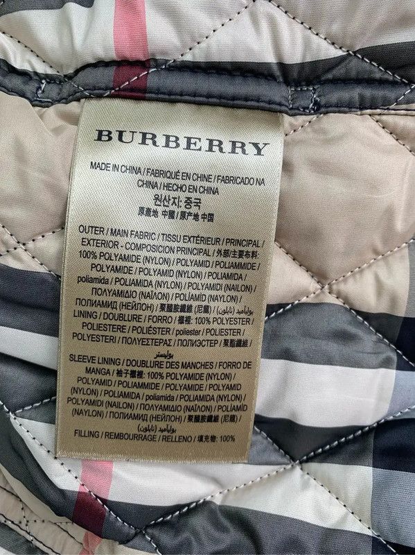 Burberry Burberry Women's Navy Quilted Cotton Coat Size M / US 6-8 / IT 42-44 - 6 Thumbnail
