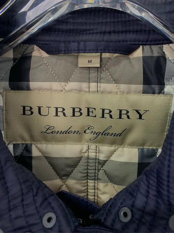 Burberry Burberry Women's Navy Quilted Cotton Coat Size M / US 6-8 / IT 42-44 - 5 Thumbnail