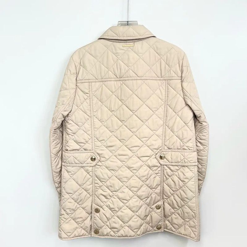 Burberry Burberry Beige Quilted Women's Cotton Jacket Size S / US 4 / IT 40 - 2 Thumbnail