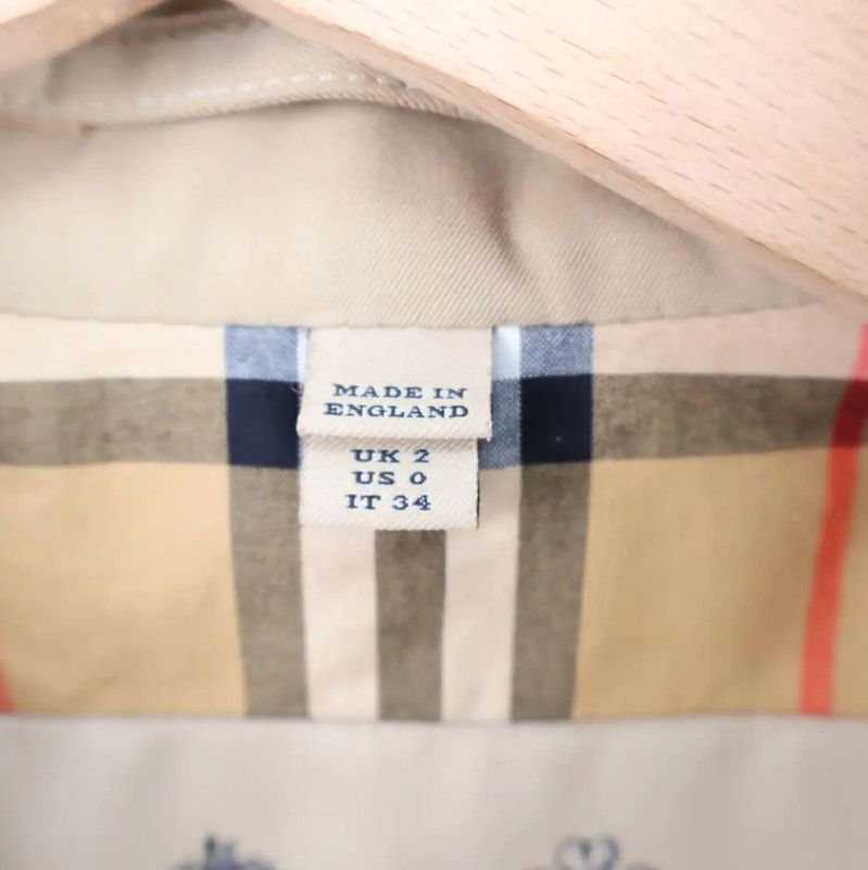 Burberry Burberry Spring Autumn Khaki Trench Coat Size XXS / US 00 / IT 34 - 7 Thumbnail