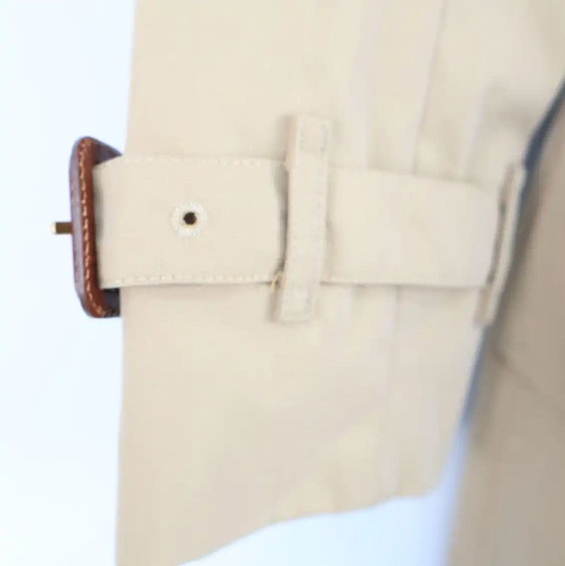 Burberry Burberry Spring Autumn Khaki Trench Coat Size XXS / US 00 / IT 34 - 5 Thumbnail
