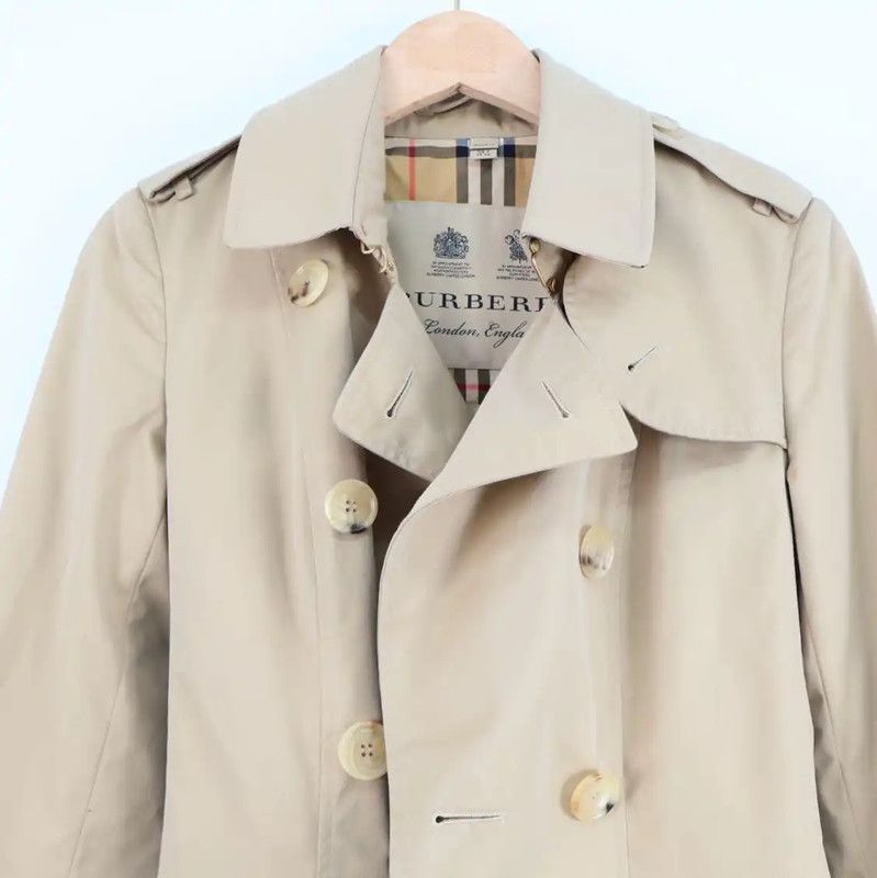 Burberry Burberry Spring Autumn Khaki Trench Coat Size XXS / US 00 / IT 34 - 3 Thumbnail
