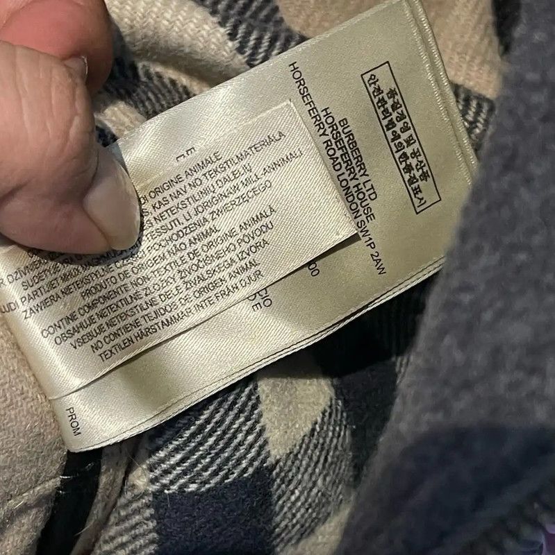 Burberry Burberry Black Wool Blend Women's Coat Size L / US 10 / IT 46 - 3 Thumbnail