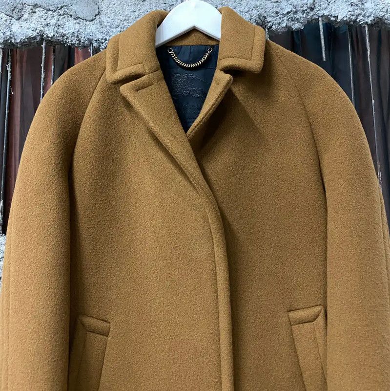 Burberry Burberry Long Khaki Wool Coat for Women Size ONE SIZE - 3 Thumbnail