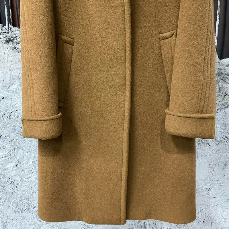 Burberry Burberry Long Khaki Wool Coat for Women Size ONE SIZE - 4 Thumbnail