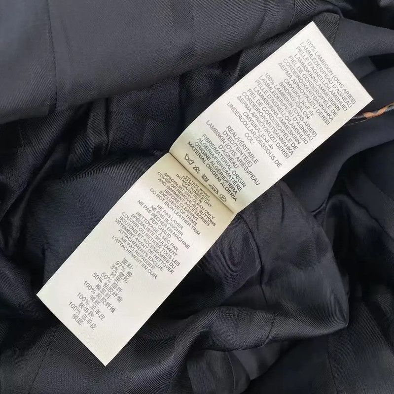 Burberry Burberry Black Cotton Women's Trench Coat Size ONE SIZE - 5 Thumbnail