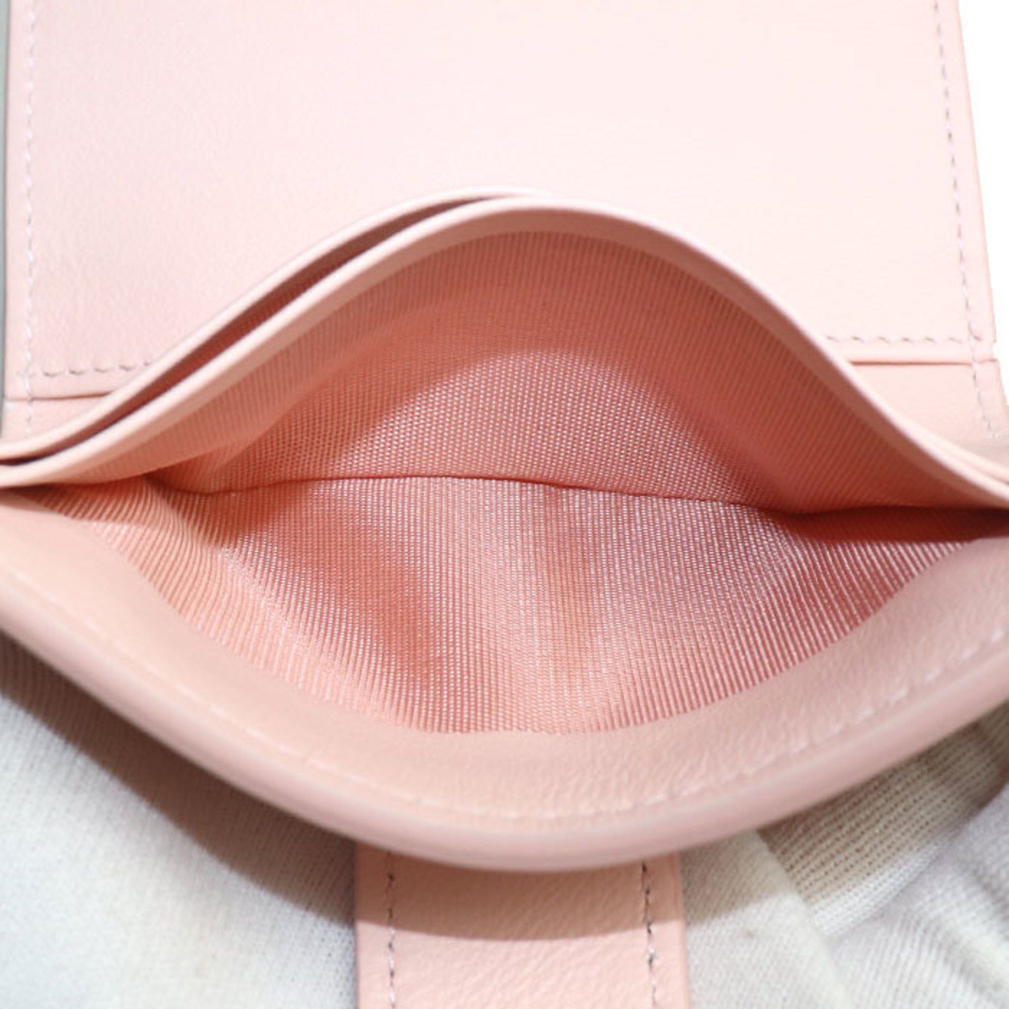 Salvatore Ferragamo Salvatore Ferragamo Gancini Hug Card Case, Light Pink, 220552, Women's Size ONE SIZE - 5 Thumbnail