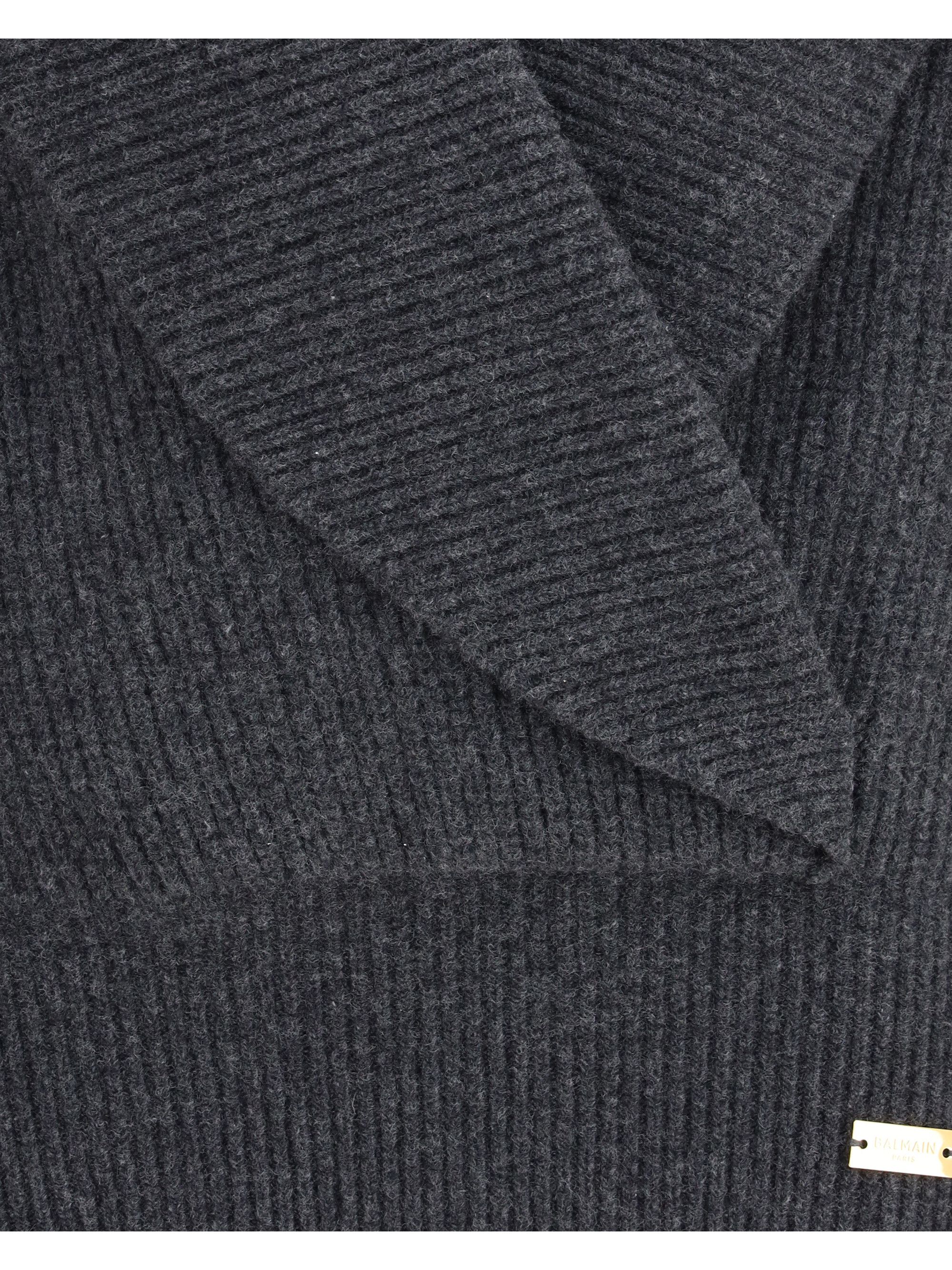 Balmain Oversized wrap-effect Sweater Size S / US 4 / IT 40 - 3 Thumbnail