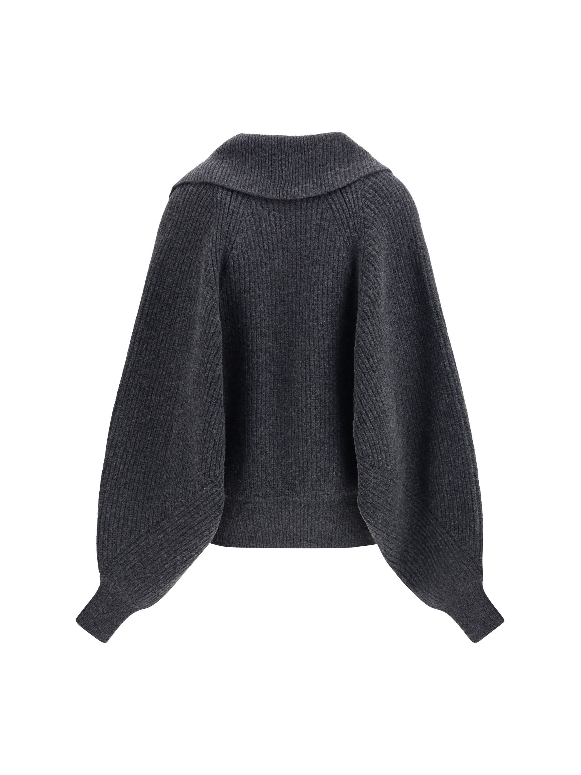 Balmain Oversized wrap-effect Sweater Size S / US 4 / IT 40 - 2 Thumbnail