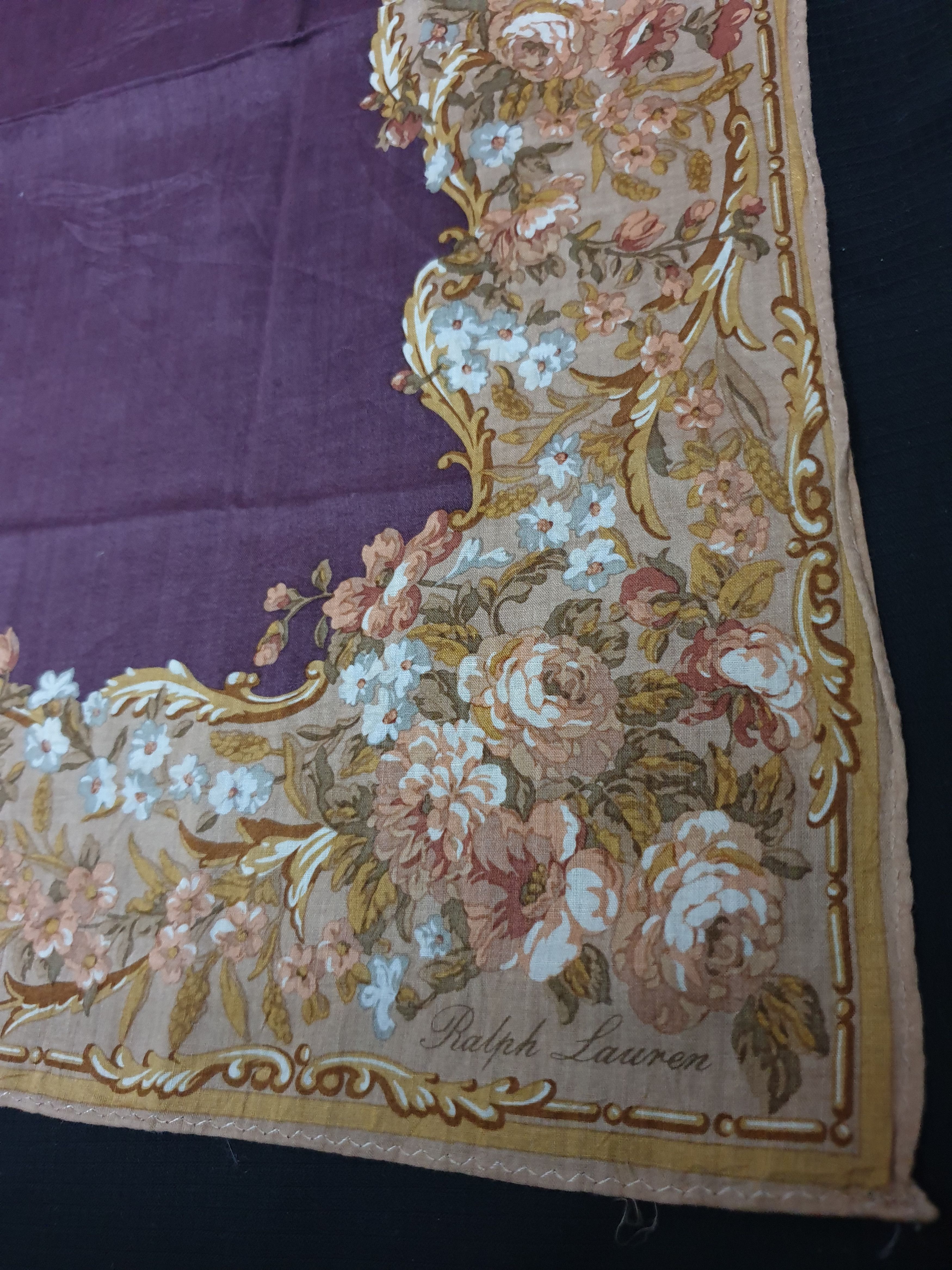Ralph Lauren Handky bandana ralph lauren floral sweet famous handkerchief Size ONE SIZE - 2 Thumbnail