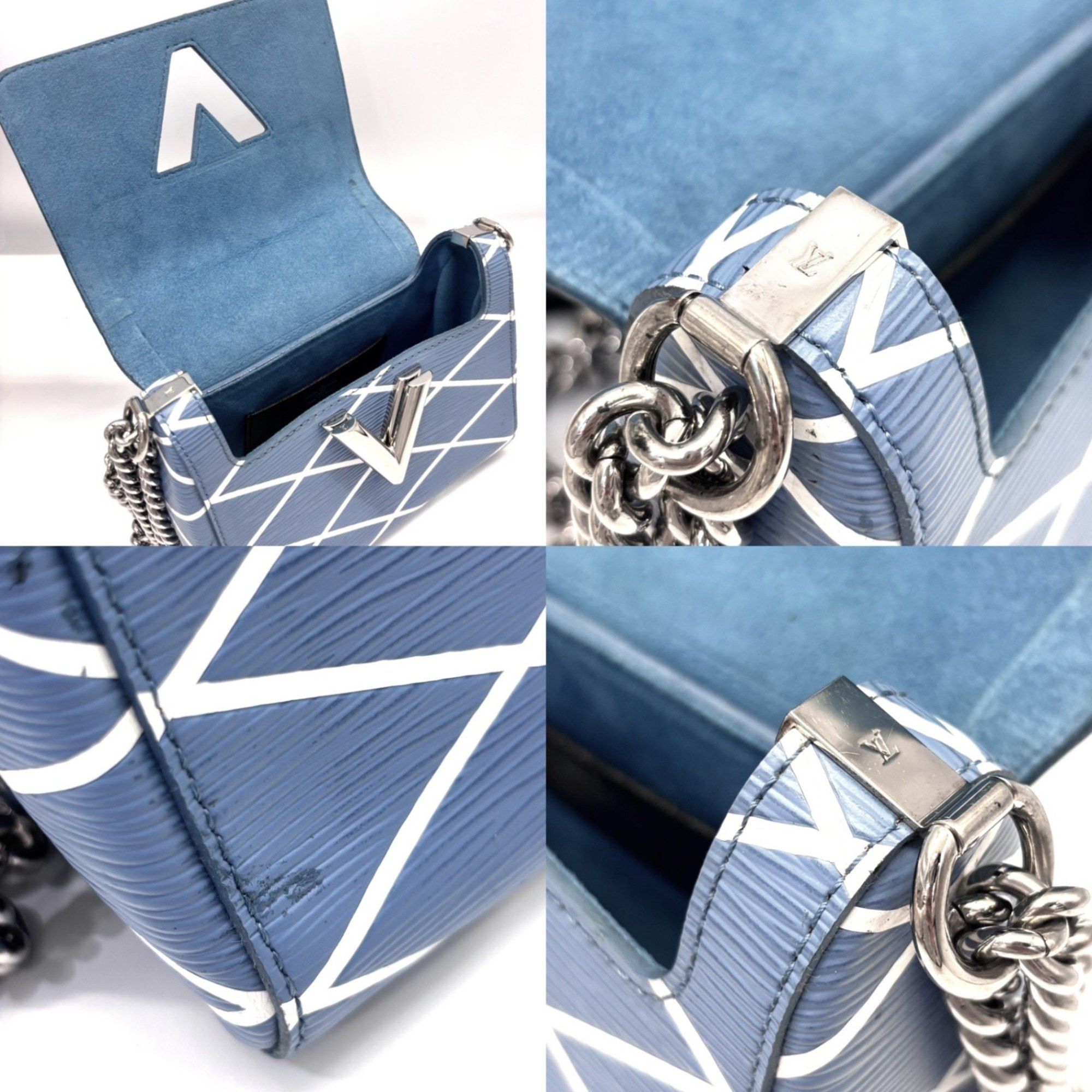 Louis Vuitton Louis Vuitton Twist PM Shoulder Bag Epi Maltage Blue Light M50119 LOUIS VUITTON Size ONE SIZE - 7 Thumbnail