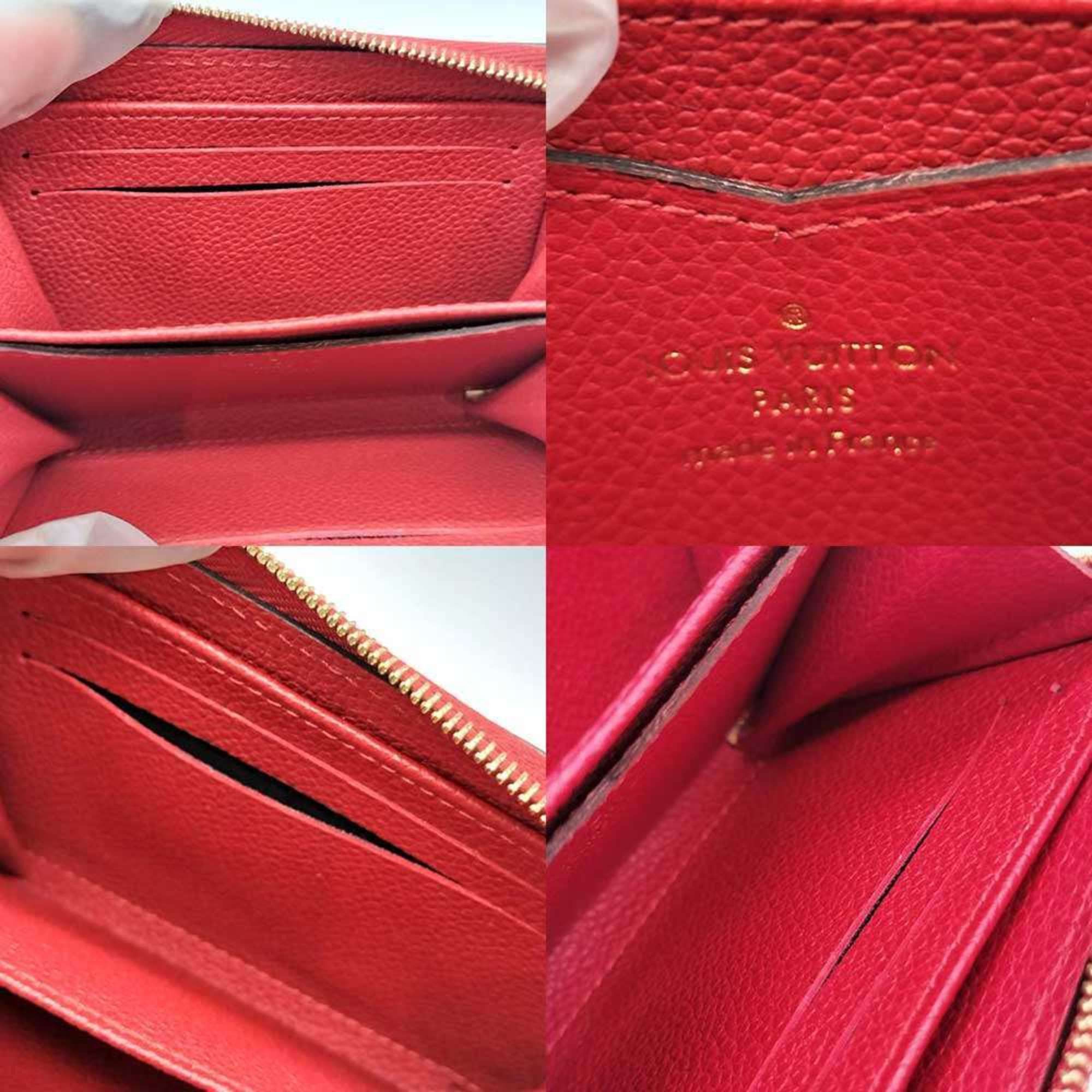Louis Vuitton Louis Vuitton Zippy Coin Purse in Scarlet and Red, Monogram Empreinte, Round Case, Women's, M63696, LOUISVUITTON Size ONE SIZE - 6 Thumbnail